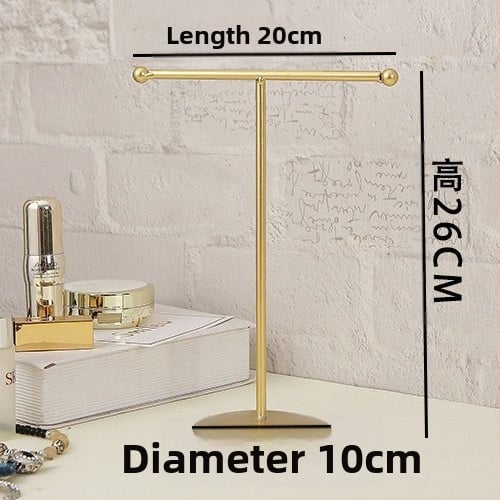 Kaltas dzelzs galda kaklarota rokassprādze auskari rotaslietas atslēgu rotaslietu plaukts meiteņu tualetes galdiņš displeja plaukts uzglabāšanas plaukts rotājumi