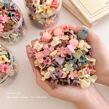 Spalvinga paprasta konservuota maža plaukų segtukas moteriškas priekinis šoninis kirpčiukų segtukas princesės galvos sulaužyta plaukų segtukas mielas plaukų segtukas galvos apdangalas