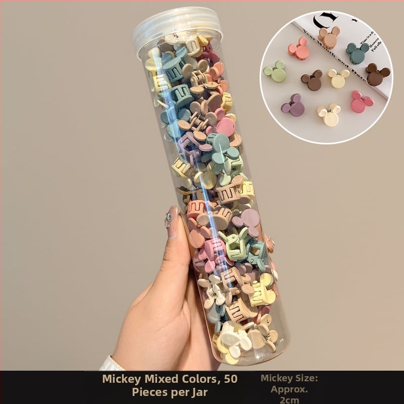 Spalvinga paprasta konservuota maža plaukų segtukas moteriškas priekinis šoninis kirpčiukų segtukas princesės galvos sulaužyta plaukų segtukas mielas plaukų segtukas galvos apdangalas