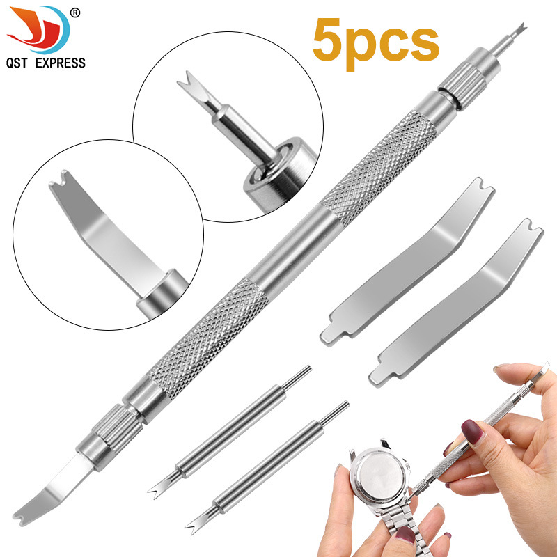 Инструменти за ремонт на часовници на едро, демонтаж на каишка за часовник, подмяна на каишка за часовник, партида с дълга глава, демонтаж на ухо, вилка