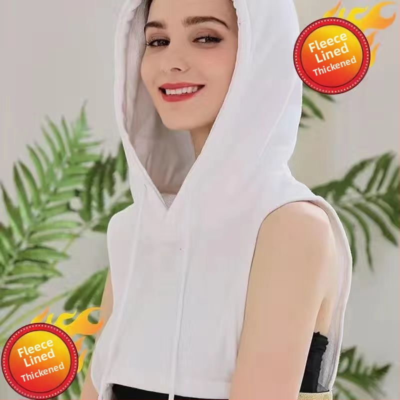 Kapuutsiga kapuutsiga pluus, kunstkraega, naiste kevad-sügis-talv, kapuutsiga sisemine kapuuts, tudengitele, unisex, suur kunstmüts, kraega, puuvillane