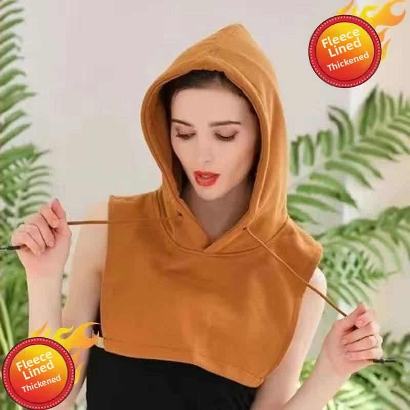 Kapuutsiga kapuutsiga pluus, kunstkraega, naiste kevad-sügis-talv, kapuutsiga sisemine kapuuts, tudengitele, unisex, suur kunstmüts, kraega, puuvillane