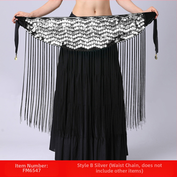 Piiriülene kõhutantsu harjutusriietus vööketiga puusarätik pikk tupsudega litritega vöötihend esinemise vöökett vöörätik kõhutantsu vöökaunistus