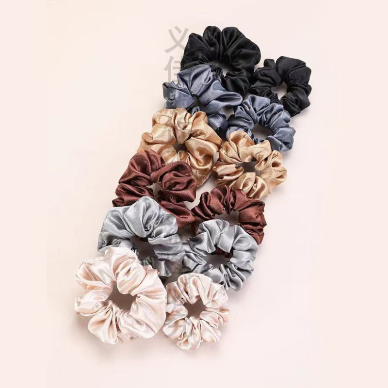 „Amazon“ 12 plaukų žiedų kolekcija, įvairių stilių plaukų aksesuarai, paprasta vienspalvė plaukų virvė, didmeninė prekyba Europos ir Jungtinių Valstijų storosios žarnos plaukų žiedais.