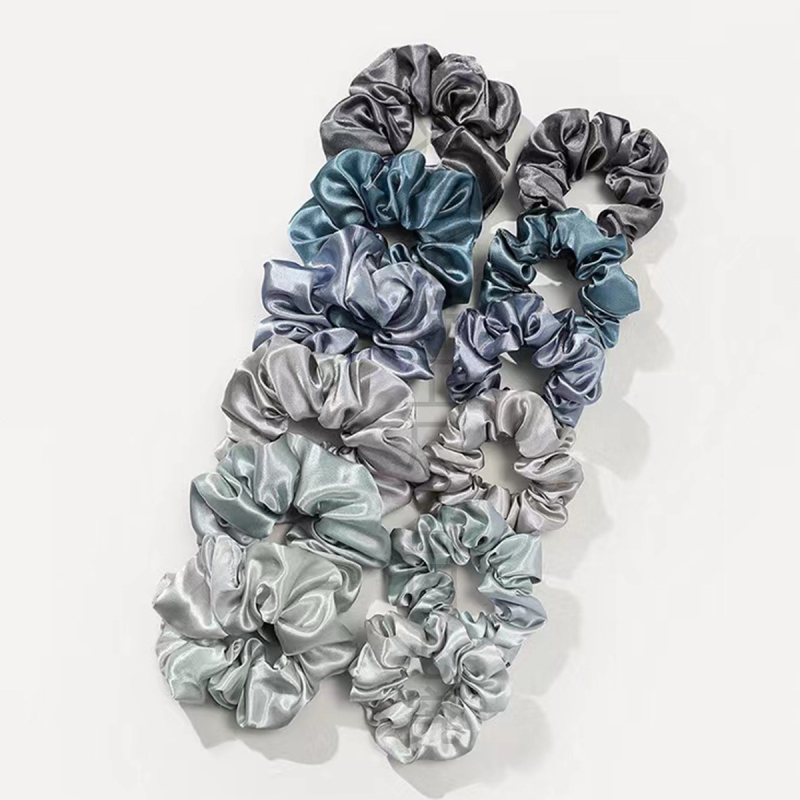 „Amazon“ 12 plaukų žiedų kolekcija, įvairių stilių plaukų aksesuarai, paprasta vienspalvė plaukų virvė, didmeninė prekyba Europos ir Jungtinių Valstijų storosios žarnos plaukų žiedais.