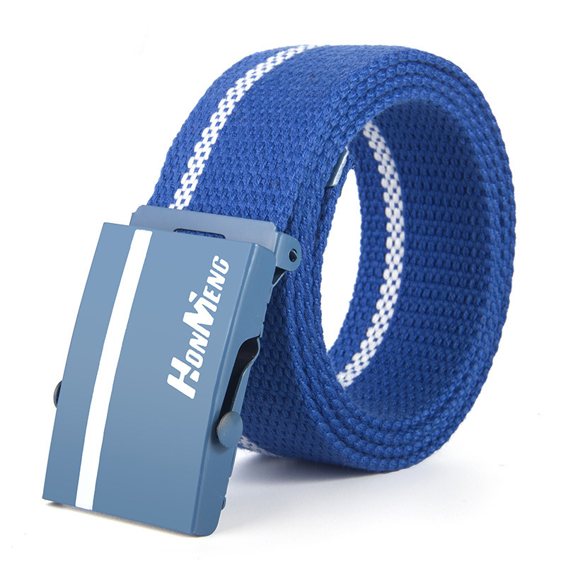 Eladó népszerű koreai stílusú unisex vászonöv, divatos, lezser vászonöv, trendi ifjúsági nadrágöv