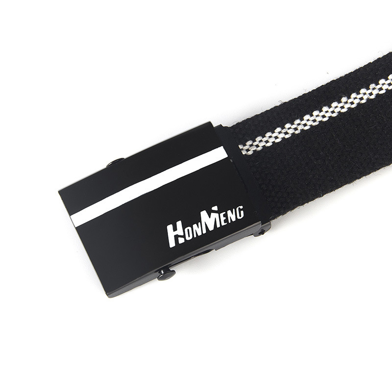 Eladó népszerű koreai stílusú unisex vászonöv, divatos, lezser vászonöv, trendi ifjúsági nadrágöv