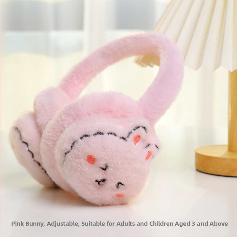 Naiste ja laste reguleeritavad puuviljadega kõrvaklapid, talvised soojad kokkupandavad kõrvaklapid, kõrvasoojendavad koomiksikaru kõrvakotid, hulgimüük