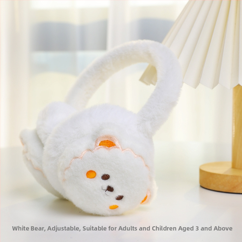 Naiste ja laste reguleeritavad puuviljadega kõrvaklapid, talvised soojad kokkupandavad kõrvaklapid, kõrvasoojendavad koomiksikaru kõrvakotid, hulgimüük