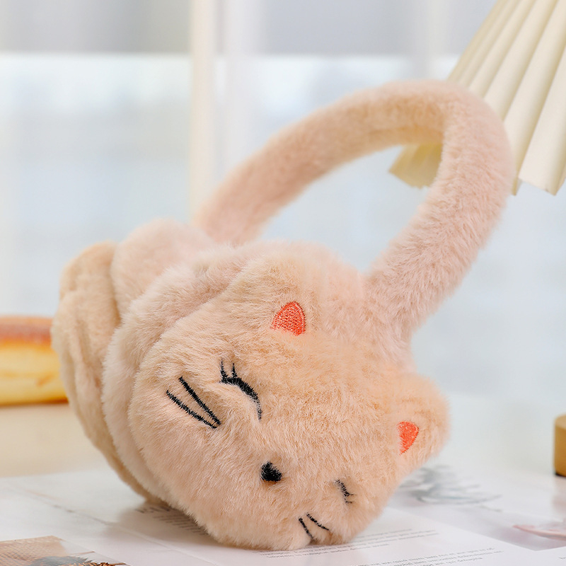 Naiste ja laste reguleeritavad puuviljadega kõrvaklapid, talvised soojad kokkupandavad kõrvaklapid, kõrvasoojendavad koomiksikaru kõrvakotid, hulgimüük