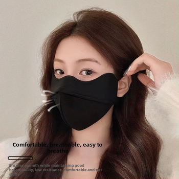 Rudens ir žiemos sustorinta vilnos pamušalu kaukė, atspari vėjui, šalčiui, kvėpuojanti, 5D trimatė akių apsauga, „žuvies kaulo“ rašto, skirta vyrams ir moterims, plaunama kaukė.