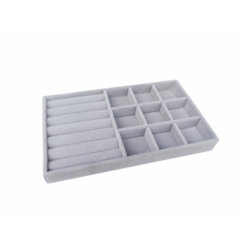 Tavă pentru bijuterii Amazon Velvet, inel, brățară, pandantiv, organizator de bijuterii, cutie sertar, depozitare și afișare bijuterii