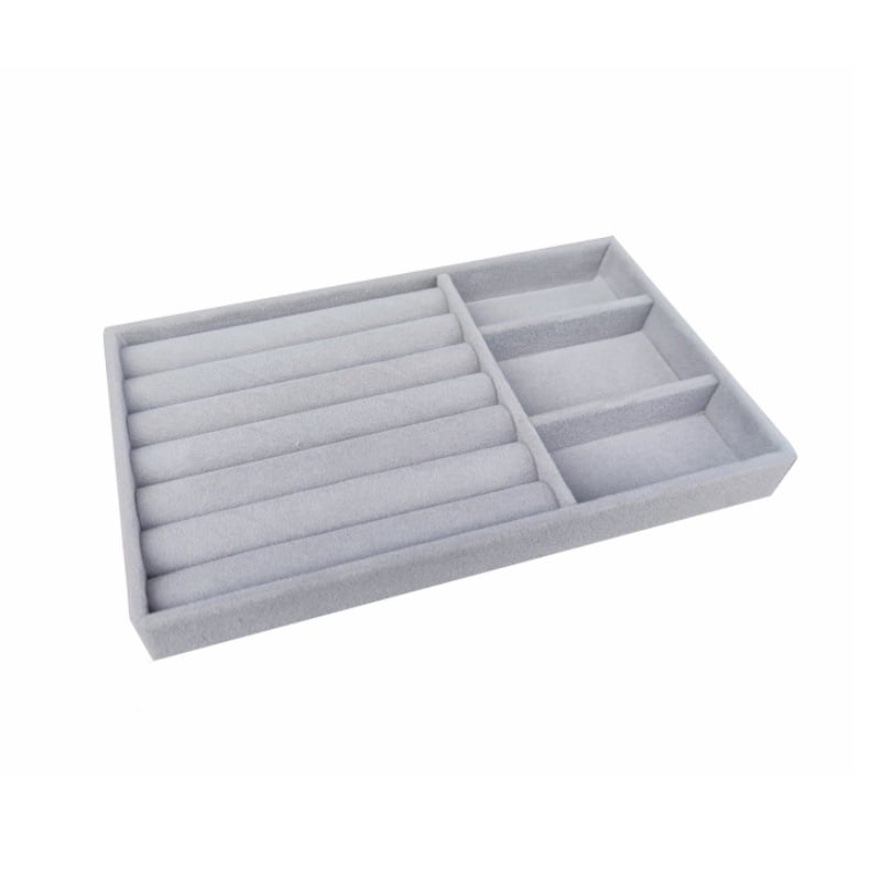 Tavă pentru bijuterii Amazon Velvet, inel, brățară, pandantiv, organizator de bijuterii, cutie sertar, depozitare și afișare bijuterii