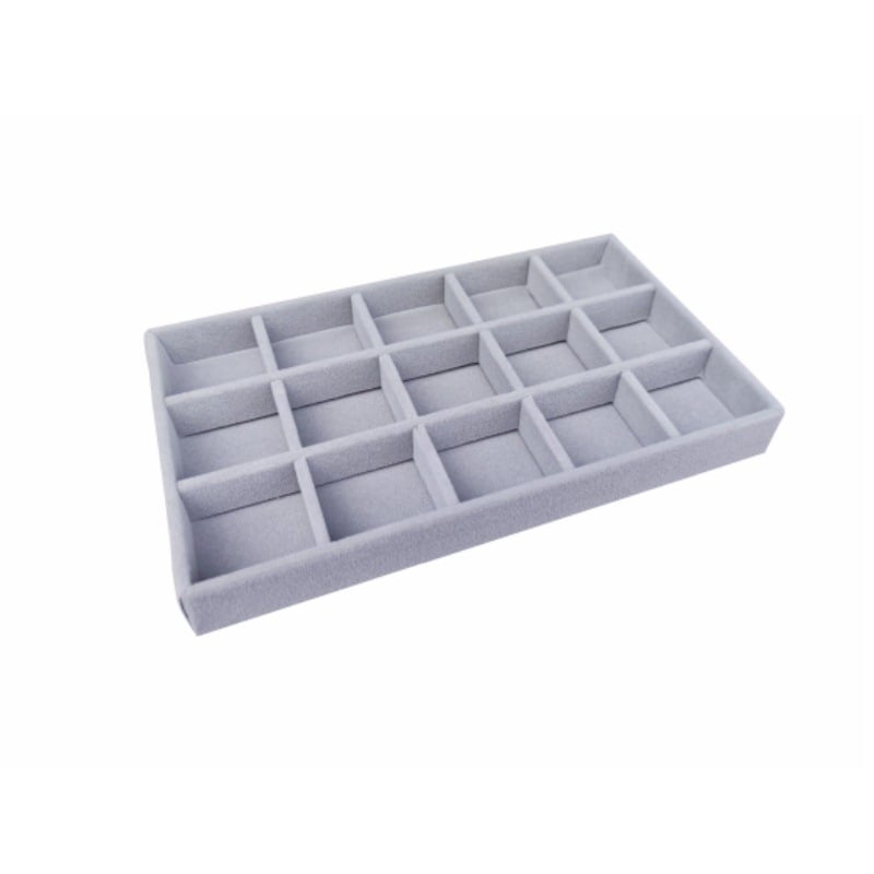 Tavă pentru bijuterii Amazon Velvet, inel, brățară, pandantiv, organizator de bijuterii, cutie sertar, depozitare și afișare bijuterii