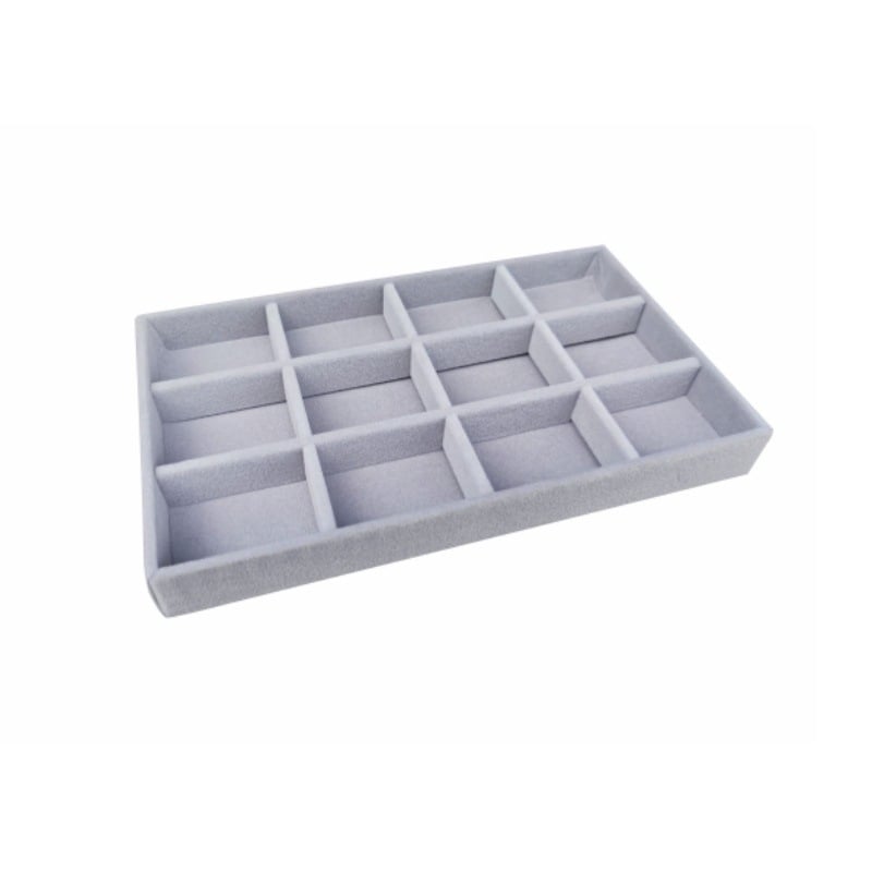 Tavă pentru bijuterii Amazon Velvet, inel, brățară, pandantiv, organizator de bijuterii, cutie sertar, depozitare și afișare bijuterii