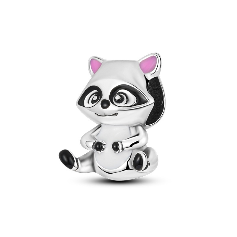 Panjia gyöngyök réz ezüstözött gyöngyök barkács karkötő medál kiegészítők állat bagoly nyúl ékszerek eredeti dizájn