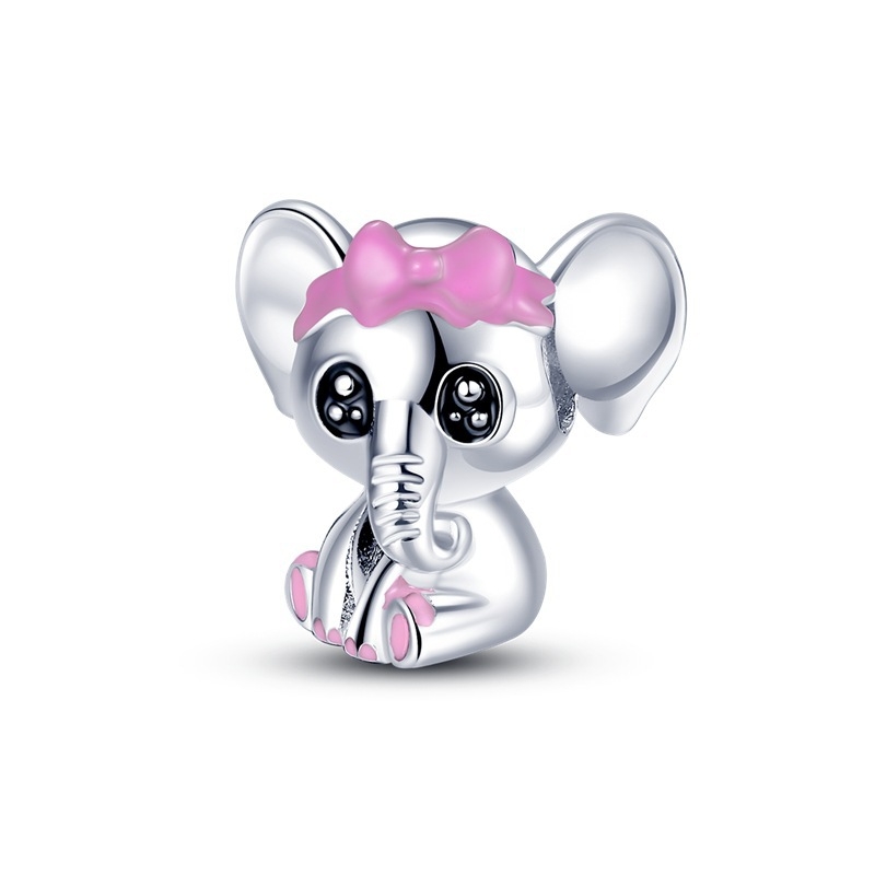 Panjia gyöngyök réz ezüstözött gyöngyök barkács karkötő medál kiegészítők állat bagoly nyúl ékszerek eredeti dizájn