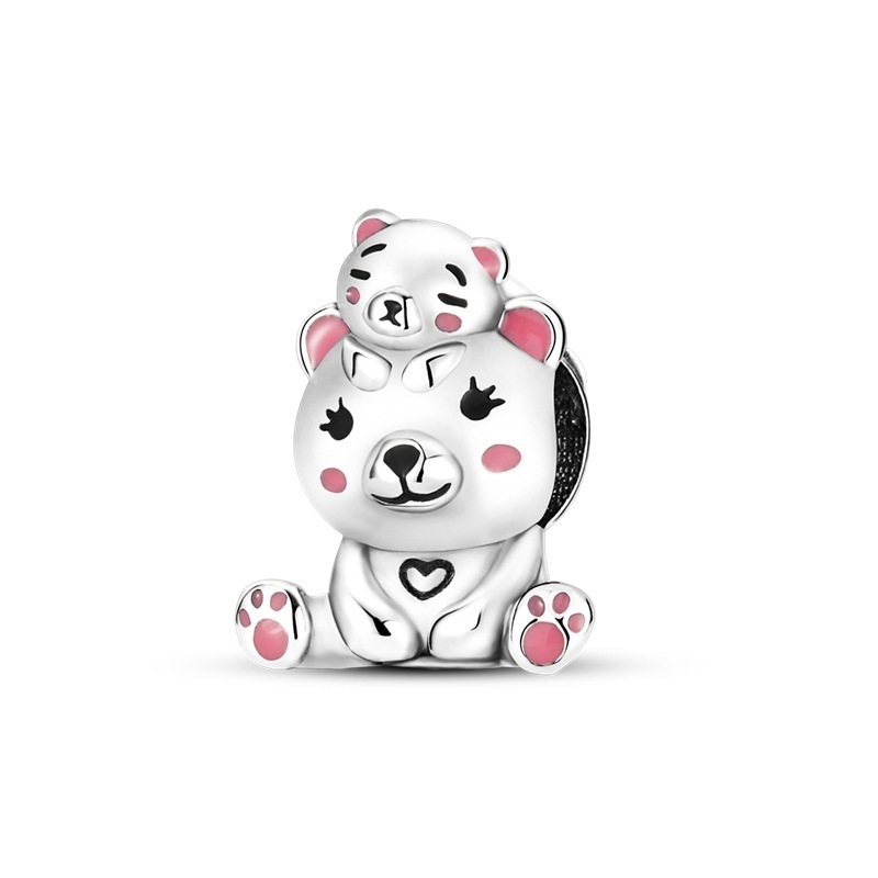 Panjia gyöngyök réz ezüstözött gyöngyök barkács karkötő medál kiegészítők állat bagoly nyúl ékszerek eredeti dizájn