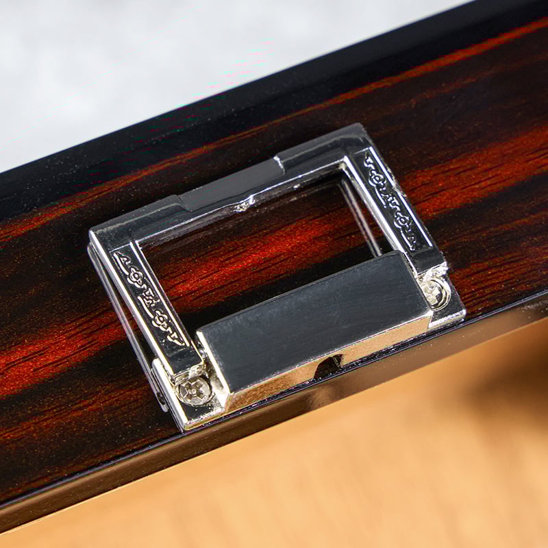 Aukštos klasės laikrodžių pakavimo dėžutė, aukštos klasės mechaninių laikrodžių papuošalų dėžutė, pritaikyta blizgių dažų mediniam laikrodžių dėžutės pritaikymui