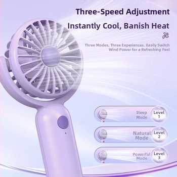 Νέος επαναφορτιζόμενος φορητός εξωτερικός ανεμιστήρας USB για επιτραπέζιο υπολογιστή, δώρο για φοιτητές, Amazon TEMU Factory Selection