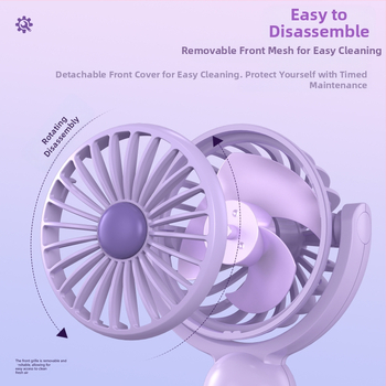 Νέος επαναφορτιζόμενος φορητός εξωτερικός ανεμιστήρας USB για επιτραπέζιο υπολογιστή, δώρο για φοιτητές, Amazon TEMU Factory Selection