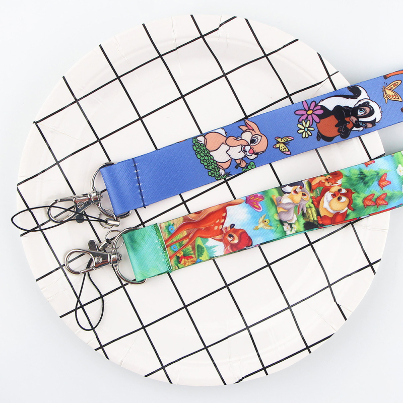 Rajzfilm galaxis baba őzgida mobiltelefon akasztó kötél gyermek diákétkezési kártya buszkártya tartó U lemez kulcstartó kötél