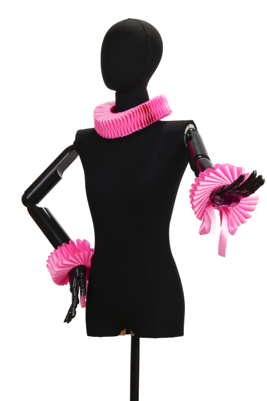 Ručno izrađeni dodaci za ovratnik za Noć vještica s klaunom, šareni ovratnik s raff ovratnikom, umjetnički plisirani lažni ovratnik za maškare