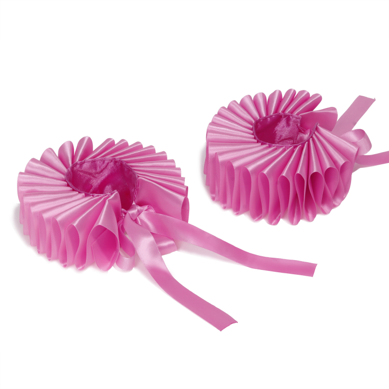 Ručno izrađeni dodaci za ovratnik za Noć vještica s klaunom, šareni ovratnik s raff ovratnikom, umjetnički plisirani lažni ovratnik za maškare