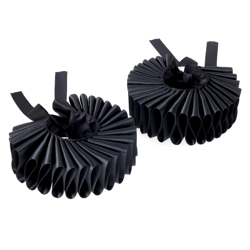 Ručno izrađeni dodaci za ovratnik za Noć vještica s klaunom, šareni ovratnik s raff ovratnikom, umjetnički plisirani lažni ovratnik za maškare