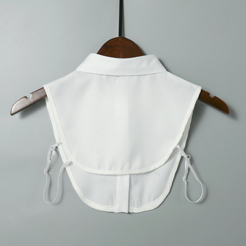 Lažna kragna za žene, svestrana šifonska lažna kragna za jesen i zimu, džemper s ukrasnom kragnom u korejskom stilu, lažna kragna košulje, lažna kragna košulje