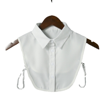 Lažna kragna za žene, svestrana šifonska lažna kragna za jesen i zimu, džemper s ukrasnom kragnom u korejskom stilu, lažna kragna košulje, lažna kragna košulje