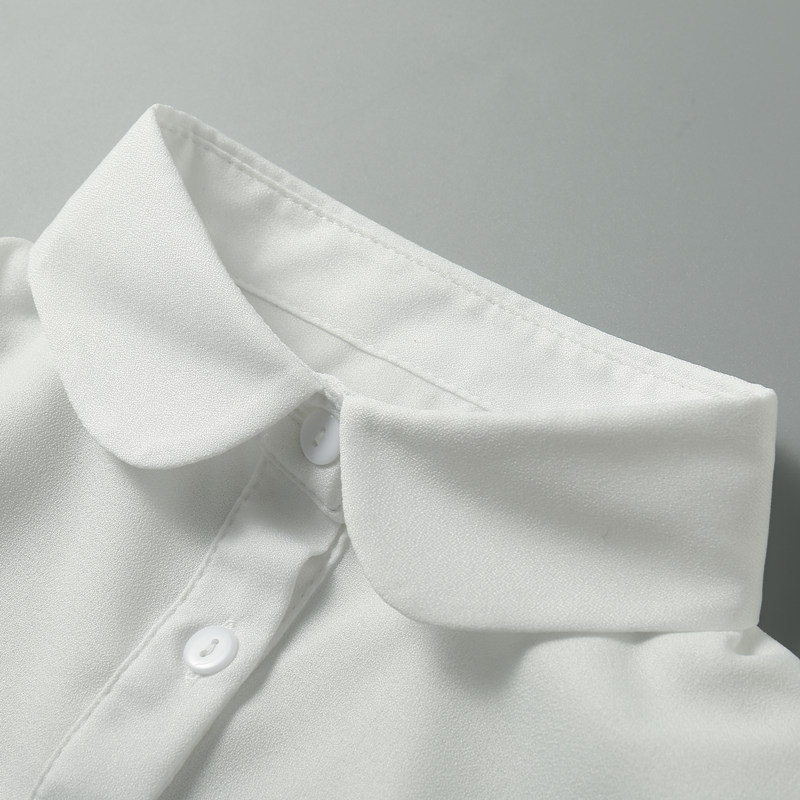 Lažna kragna za žene, svestrana šifonska lažna kragna za jesen i zimu, džemper s ukrasnom kragnom u korejskom stilu, lažna kragna košulje, lažna kragna košulje