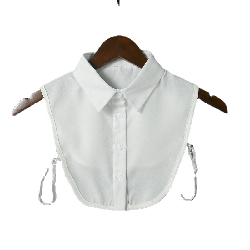 Lažna kragna za žene, svestrana šifonska lažna kragna za jesen i zimu, džemper s ukrasnom kragnom u korejskom stilu, lažna kragna košulje, lažna kragna košulje