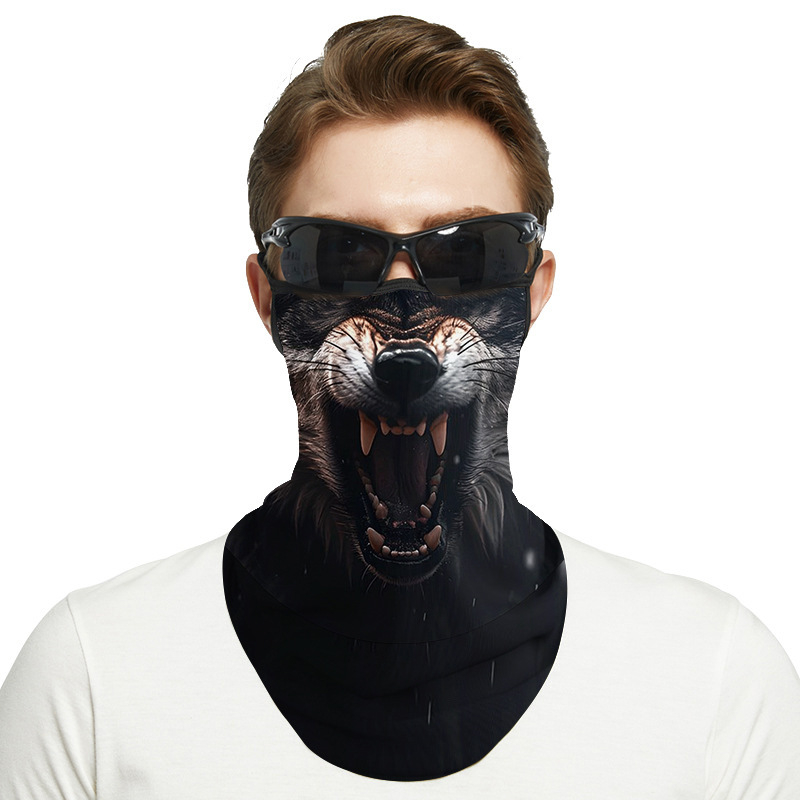 Suvine ratsakõrvade päikesesirm näole päikesekaitse UV loomade poolmask näorätik hingav hulgimüük