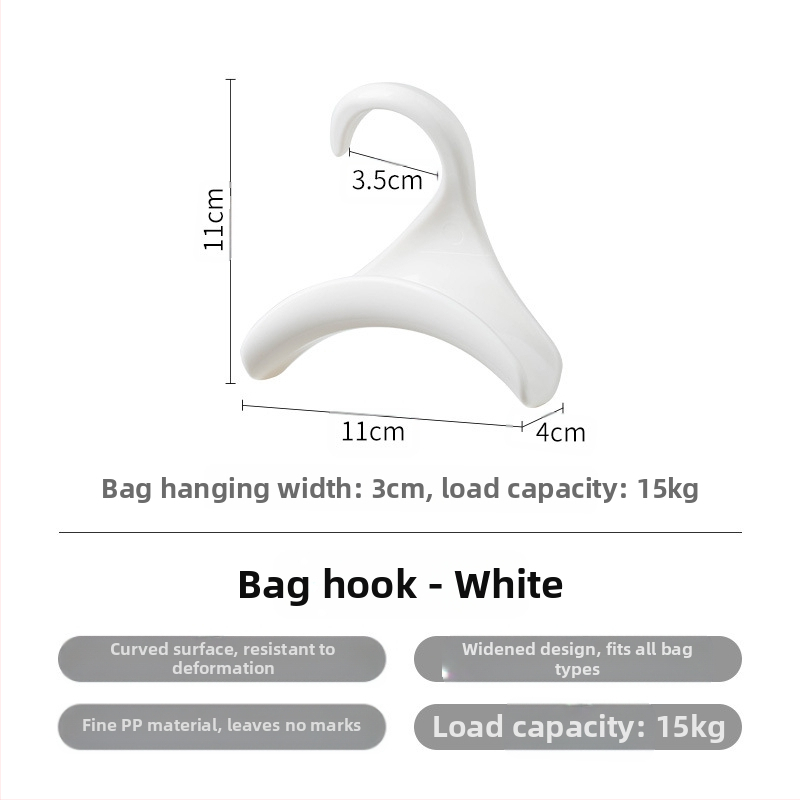 Frost Mountain táska akasztó, íves akasztó, táska nyakkendő, selyemsál, kalaptartó, ruhásszekrény akasztó öv, multifunkcionális akasztó