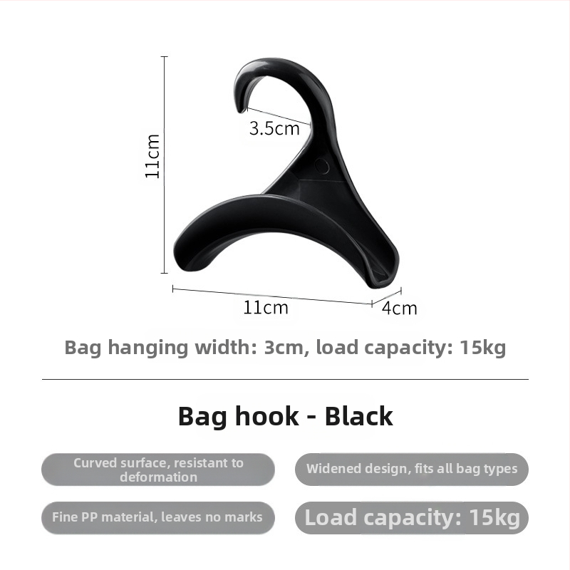 Frost Mountain táska akasztó, íves akasztó, táska nyakkendő, selyemsál, kalaptartó, ruhásszekrény akasztó öv, multifunkcionális akasztó