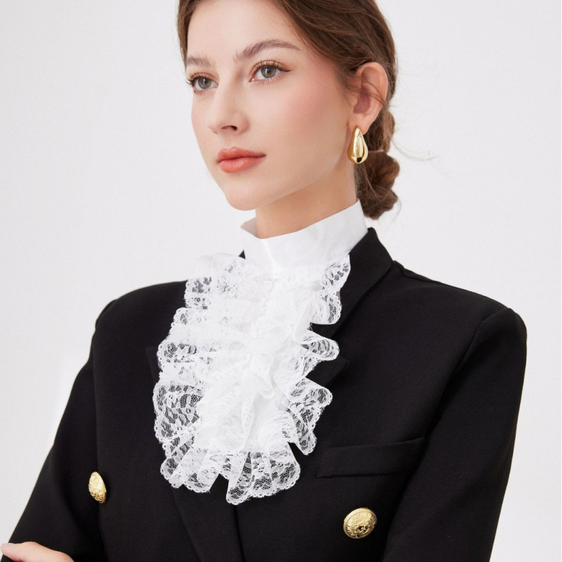 Amazon Retro čipkovaný rafer golier falošný golier Opera Circus Studio Photography Accessories cosplay