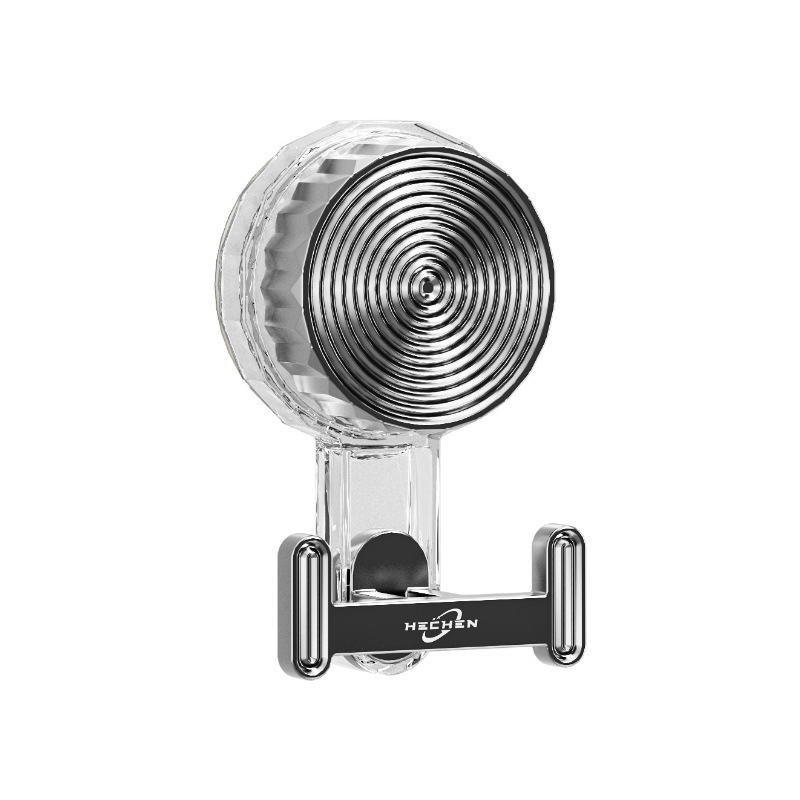 Prabangūs plastikiniai dvigubi kabliukai, tvirti lipnūs siurbimo puodelio kabliukai virtuvės ir vonios kambario organizavimui, drabužiams ir kepurėms nereikia gręžti