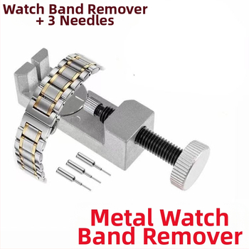 Alat za popravak satova 2068 Metalni dozator remena za sat s podesivom visinom, dozator remena za sat, podešivač mjerača