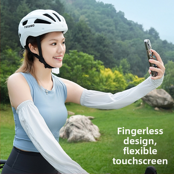 Naistele mõeldud suvised õues jalgrattasõiduks mõeldud siidist päikesekaitsekreemi varrukad, tipptasemel, jääkülmad, hingavad, UV-vastased, lihtsad ja mitmekülgsed jääkreemi varrukad