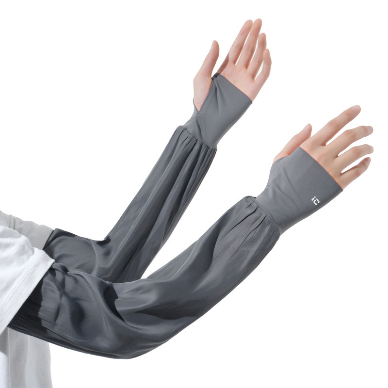 Naistele mõeldud suvised õues jalgrattasõiduks mõeldud siidist päikesekaitsekreemi varrukad, tipptasemel, jääkülmad, hingavad, UV-vastased, lihtsad ja mitmekülgsed jääkreemi varrukad