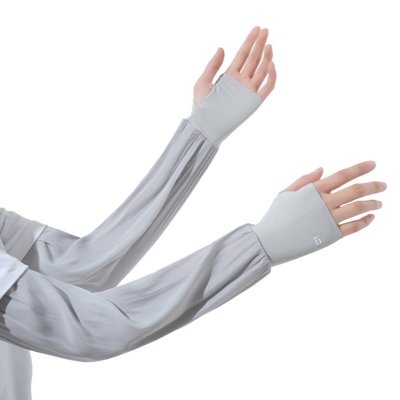 Naistele mõeldud suvised õues jalgrattasõiduks mõeldud siidist päikesekaitsekreemi varrukad, tipptasemel, jääkülmad, hingavad, UV-vastased, lihtsad ja mitmekülgsed jääkreemi varrukad