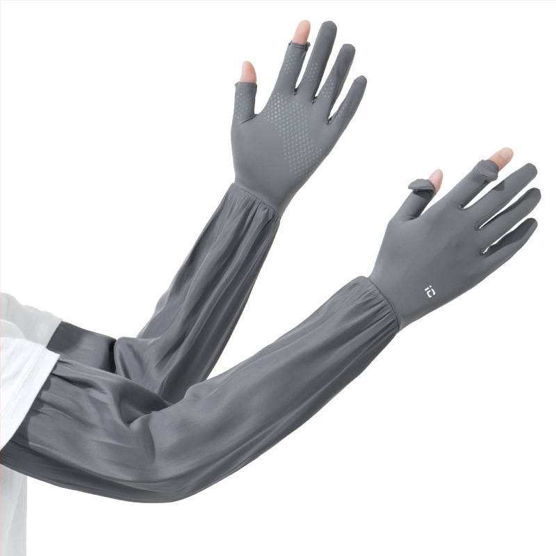 Naistele mõeldud suvised õues jalgrattasõiduks mõeldud siidist päikesekaitsekreemi varrukad, tipptasemel, jääkülmad, hingavad, UV-vastased, lihtsad ja mitmekülgsed jääkreemi varrukad