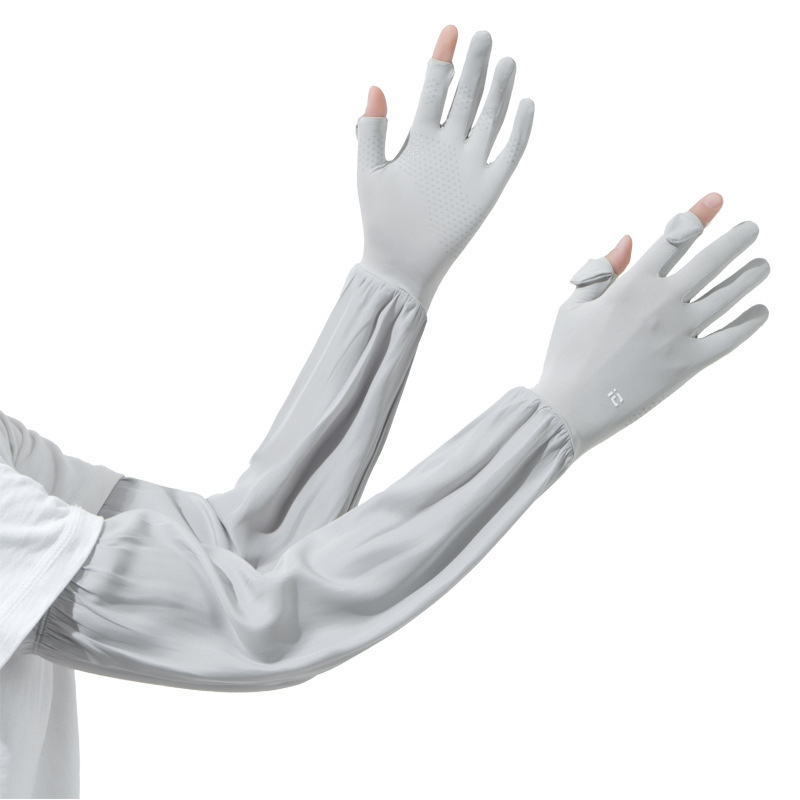 Naistele mõeldud suvised õues jalgrattasõiduks mõeldud siidist päikesekaitsekreemi varrukad, tipptasemel, jääkülmad, hingavad, UV-vastased, lihtsad ja mitmekülgsed jääkreemi varrukad