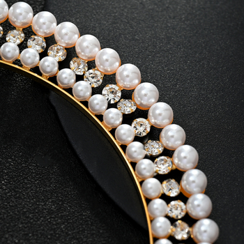 Euroopa ja Ameerika piiriülene pärlmutterpeapael Prantsuse printsess Lihtne retro temperament Mitmekihiline peapael Pruudi pulmakleit Kõik-sobivad peakatted