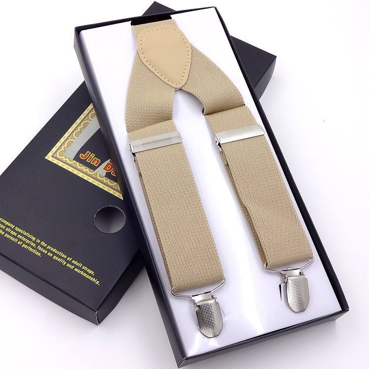 Határokon átnyúló pántos klipsz 3.5 férfi öltönynadrág rugalmas pánt felnőtt férfi pántos háromkapcsos jacquard szalagpánt