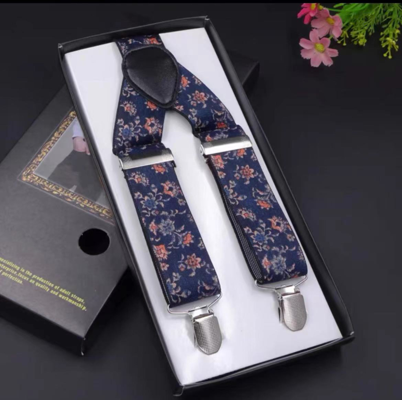 Határokon átnyúló pántos klipsz 3.5 férfi öltönynadrág rugalmas pánt felnőtt férfi pántos háromkapcsos jacquard szalagpánt