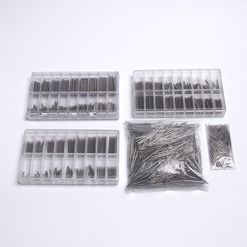 Инструменти за ремонт на часовници, аксесоари за часовници, свързващ вал от неръждаема стомана, суров, в кутия, 360° сурови щифтове за уши