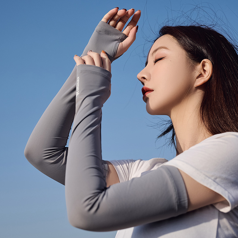 Nyári naptej, jég, selyem, női, UV-védő maszk, napellenző, lélegző, lovaglófátyol, jég, férfi maszk