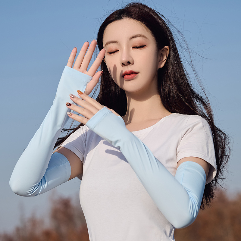 Nyári naptej, jég, selyem, női, UV-védő maszk, napellenző, lélegző, lovaglófátyol, jég, férfi maszk